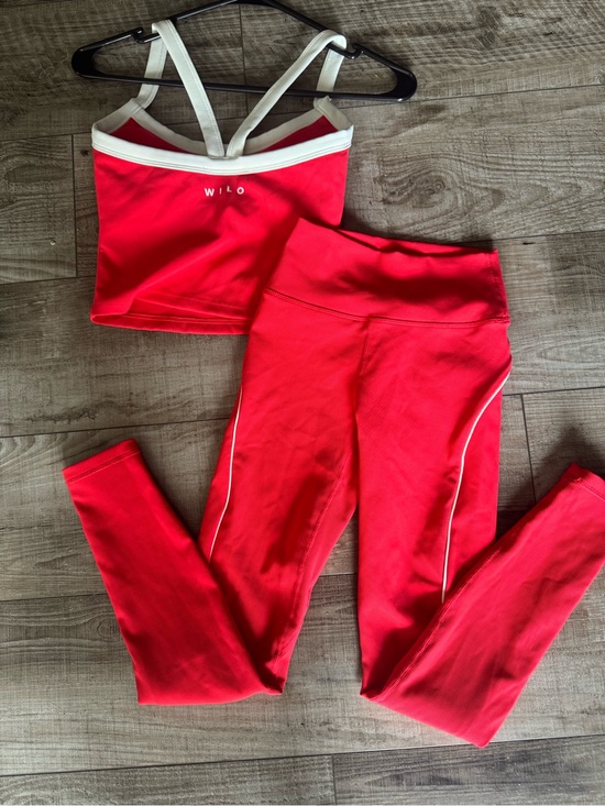 Wilo The Label Other - Wilo Red High-Waist Active Set